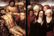 MEMLING, Hans Diptych with the Deposition Spain oil painting artist